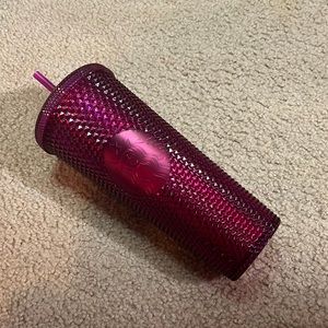 Magenta studded cup